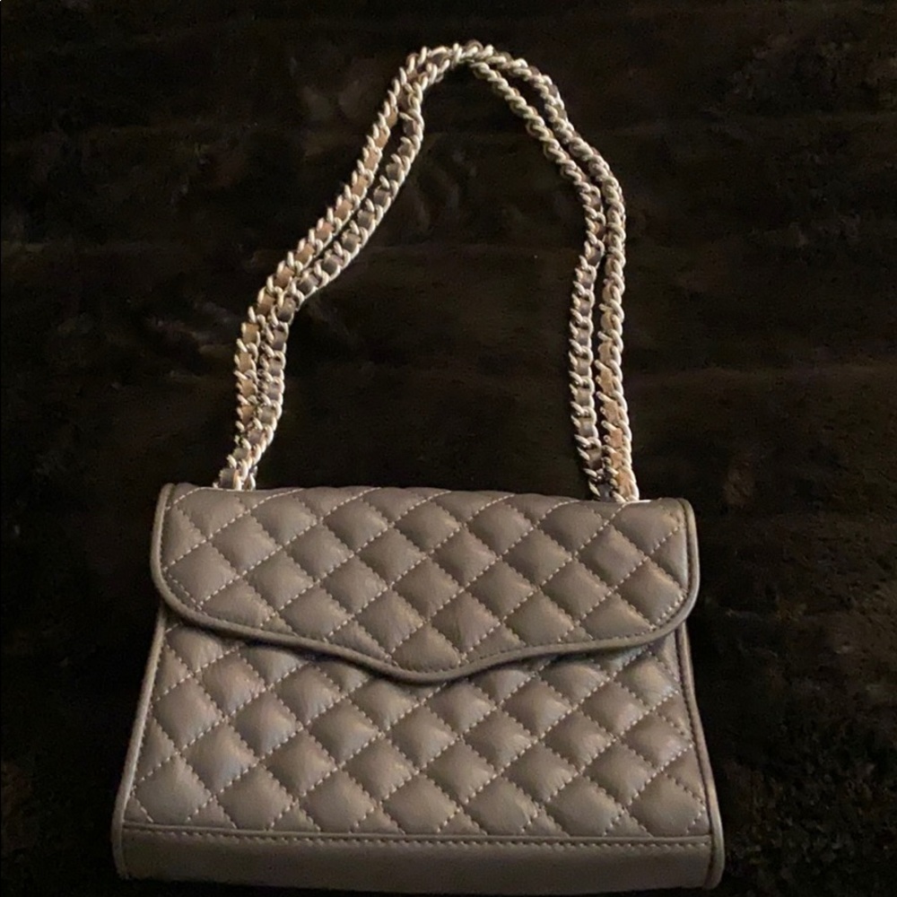 Rebecca Minkoff quilted grey bag